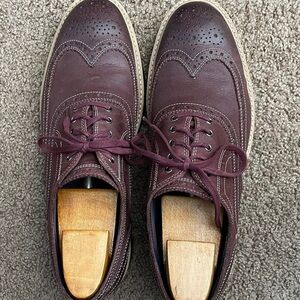 Cole Haan Men's Burgundy Brogue Oxfords